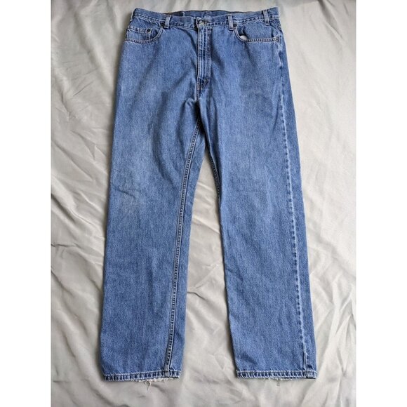 Vintage Levis Jeans 100% Cotton Regular Straight Leg Mens Size 38X31 - Picture 1 of 15